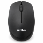 Weibo WB-8012 — Conjunto Teclado Português e Rato Sem Fios 2,4 GHz Preto