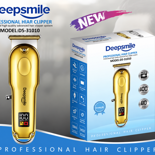 Máquina de Cortar Cabelo com Ecrã Digital Deepsmile DS-31010
