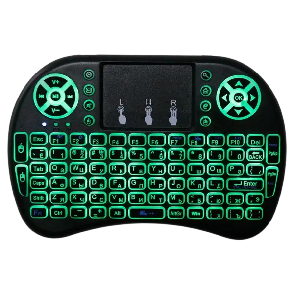 Mini Teclado Sem fio i8 RGB LE
