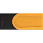 Pen Drive DataTraveler Exodia S USB 3.2 512GB (Preto/Amarelo) - KINGSTON
