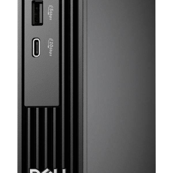 DELL Pro QCM1250 Intel® Core™ i3 i3 - 14100T 8 GB DDR5 - SDRAM 512 GB SSD Windows 11 Pro Micro PC Mini PC Black 1YBO