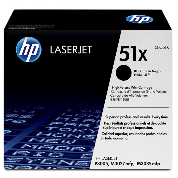 HP 51X High Yield Black Original LaserJet Toner Cartridge