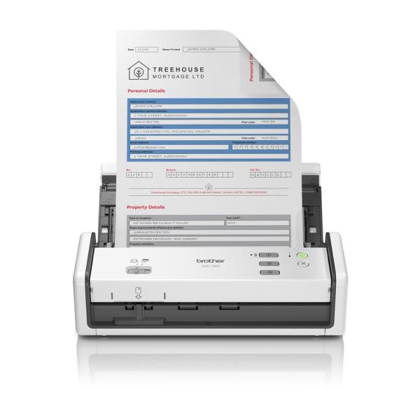 Scanner ADF ADS - 1300 1200 x 1200 DPI A4 (Branco) - BROTHER
