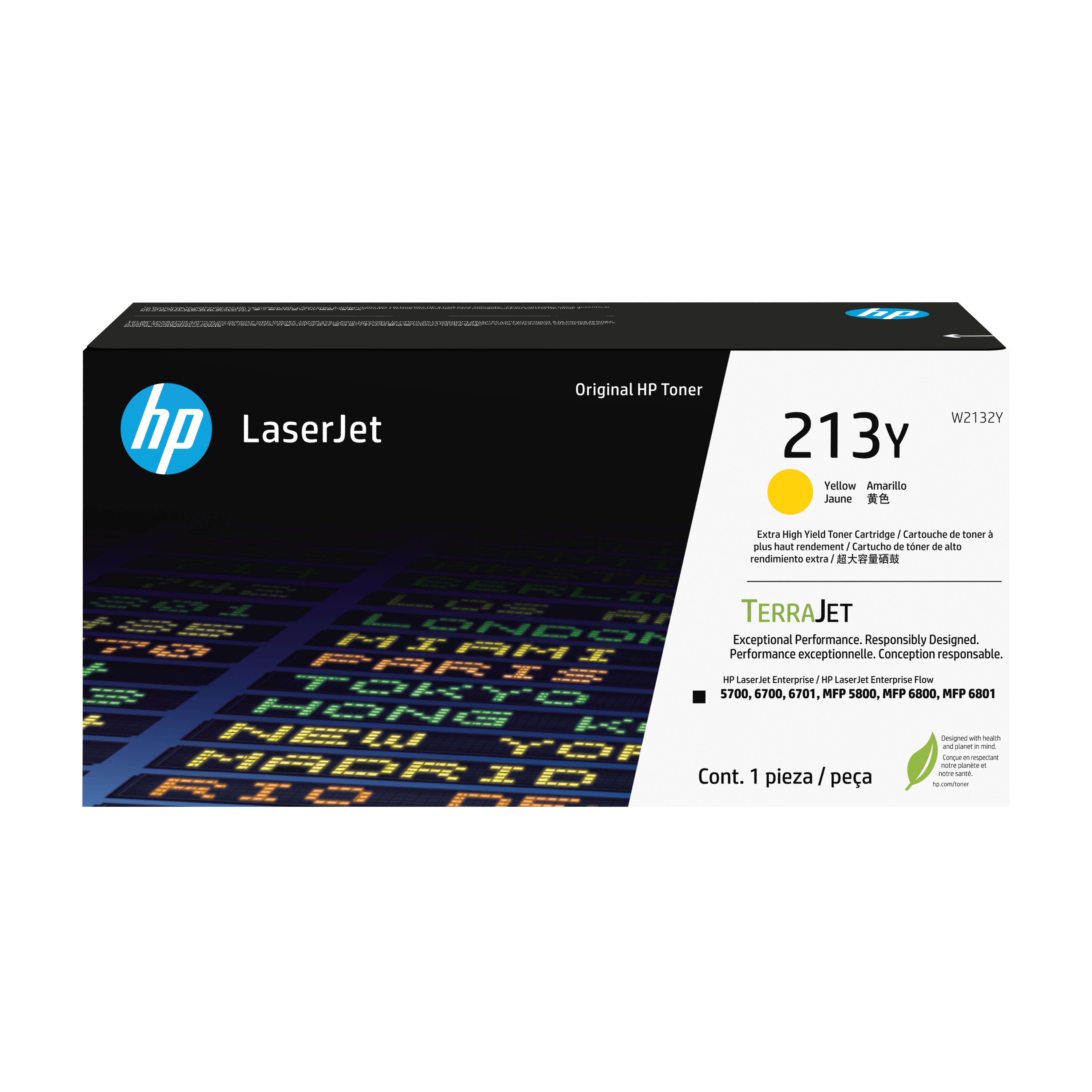 Toner original HP 213Y - amarelo (W2132Y)
