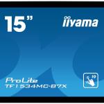 Monitor Touch ProLite LED 15 TF1534MC - B7X XGA (Preto) - IIYAMA