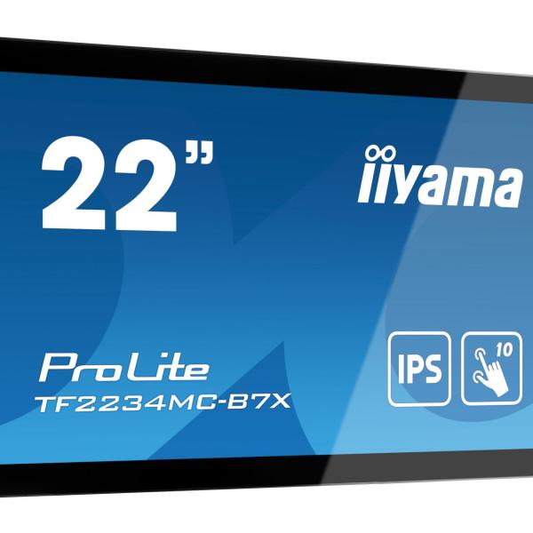 Monitor Touch ProLite IPS LED 21.5 TF2234MC - B7X Full HD (Preto) - IIYAMA