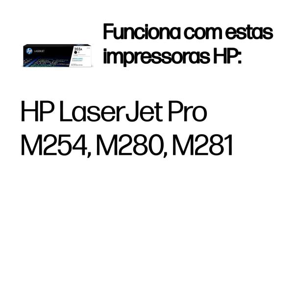 Toner 203A (Preto) - HP — Recondicionado