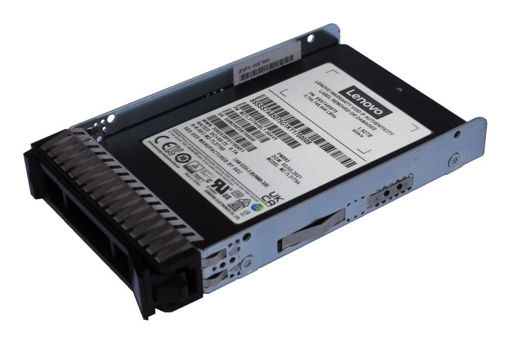 ThinkSystem 2.5" Multi Vendor 1.92TB Mixed Use SATA 6Gb HS SSD v2