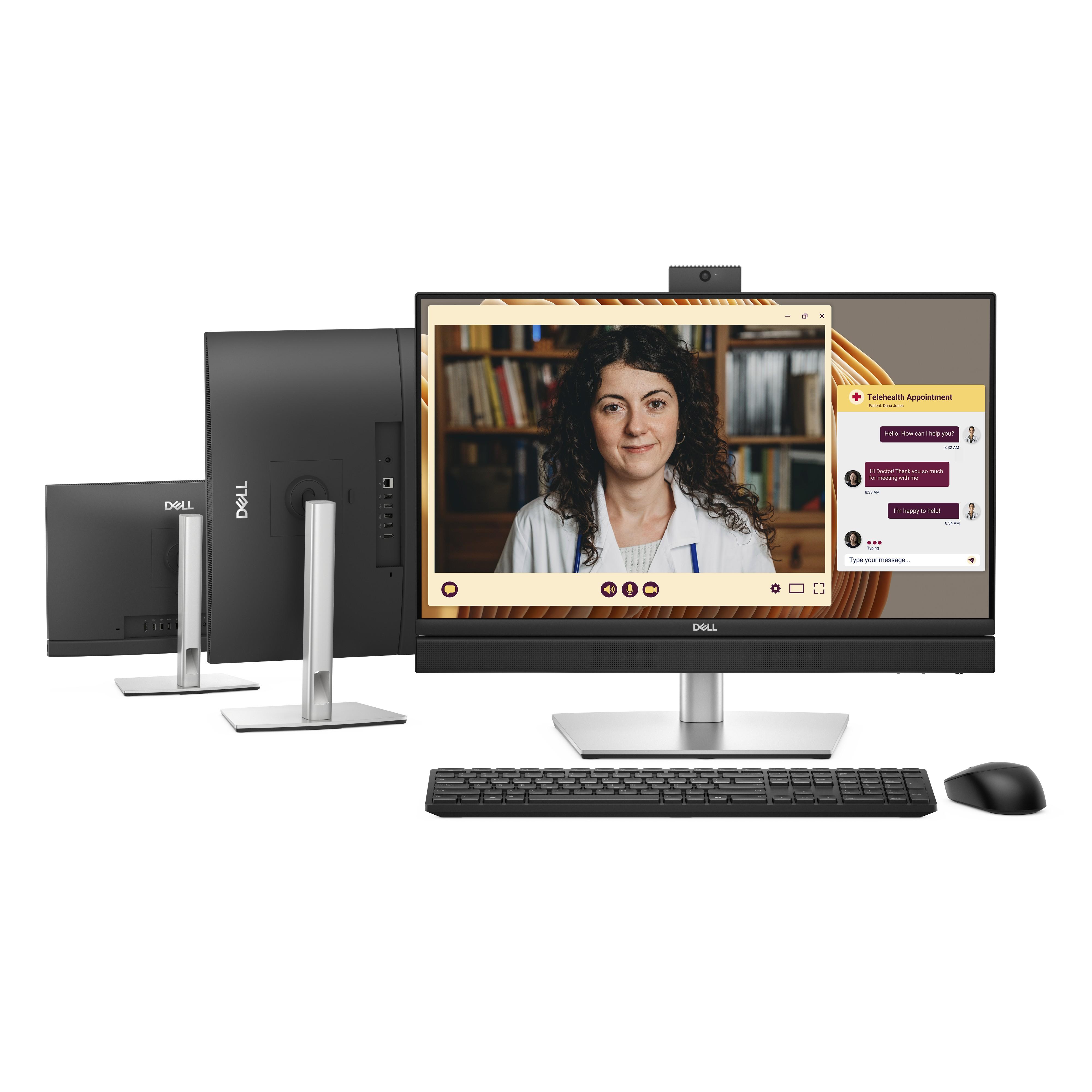 DELL Pro QC24251 Intel® Core™ i5 i5 - 14500T 61 cm (24") 1920 x 1080 pixels All - in - One PC 16 GB DDR5 - SDRAM 512 GB SSD Windows 11 Pro Wi - Fi 6E (802.11ax) Black