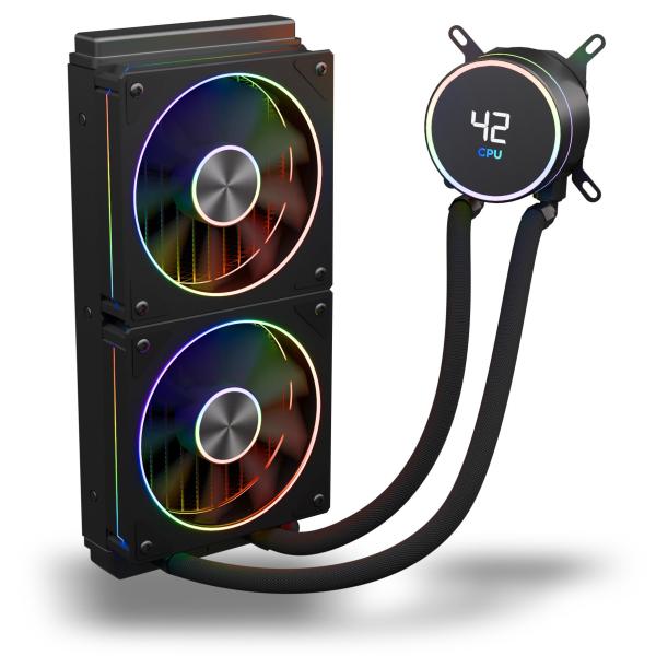 Water Cooler CPU Hyperflow ARGB All - In - One 240mm (Preto) - ZOLYD
