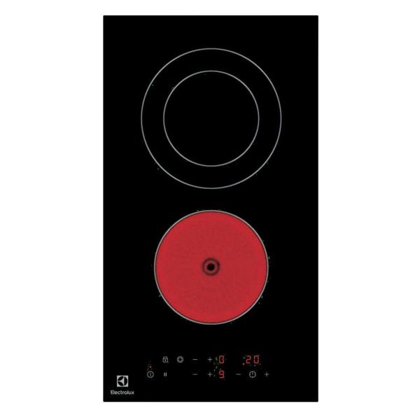 Placa Vitrocerâmica Serie 300 Domino LHR3233CK 2 Zonas 2900W (Preto) - ELECTROLUX