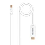Cabo Conversor Nanocable Mini DisplayPort/M > HDMI/M 2 M Branco