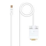 Cabo Conversor Nanocable Mini DisplayPort/M > VGA/M 5 M Branco