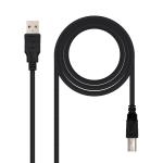 Cabo USB 2.0 Nanocable USB - A/M > USB - B/M 1.8 M Preto