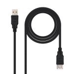 Cabo USB 2.0 Nanocable USB - A M/F 1.8 M Preto