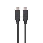 Cabo USB 3.1 GEN2 10Gbps 5A Nanocable USB - C M/M 1.0 M Preto