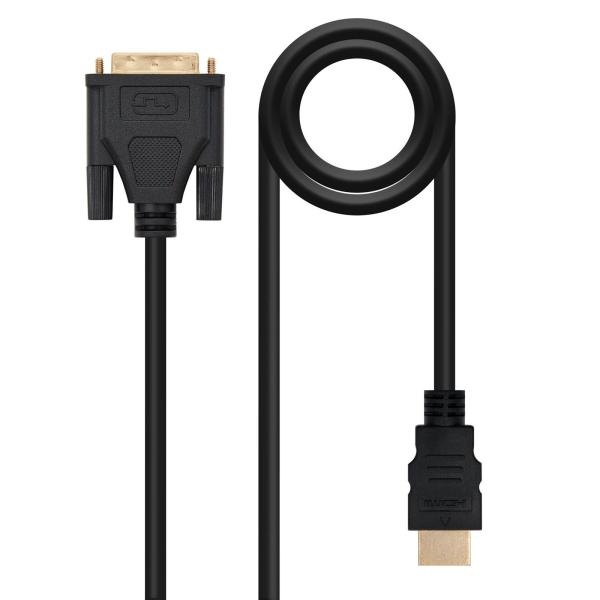 Cabo DVI Macho - HDMI Macho (3 mts) - Nanocable