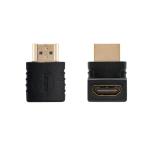 Adaptador Angular Nanocable HDMI M/F Preto