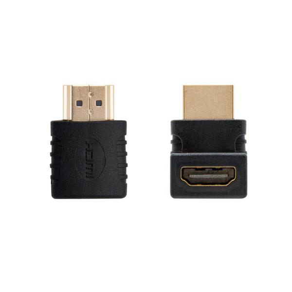 Adaptador Angular Nanocable HDMI M/F Preto