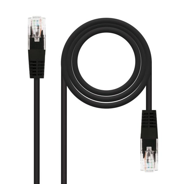 Cabo de Rede Nanocable RJ45 CAT.6 UTP AWG24 3 M Preto