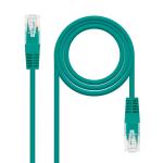 Cabo de Rede RJ45 Cat6e U/UTP Verde (50cm) - Nanocable