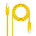 Cabo de Rede RJ45 Cat6e U/UTP Amarelo (50cm) - Nanocable