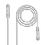 Cabo de Rede RJ45 Cat6a U/UTP Cinzento (7 mts) - Nanocable