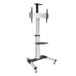 Suporte de Chão p/ TV - LCD - LED 37~70 (Preto/Prateado) - TooQ