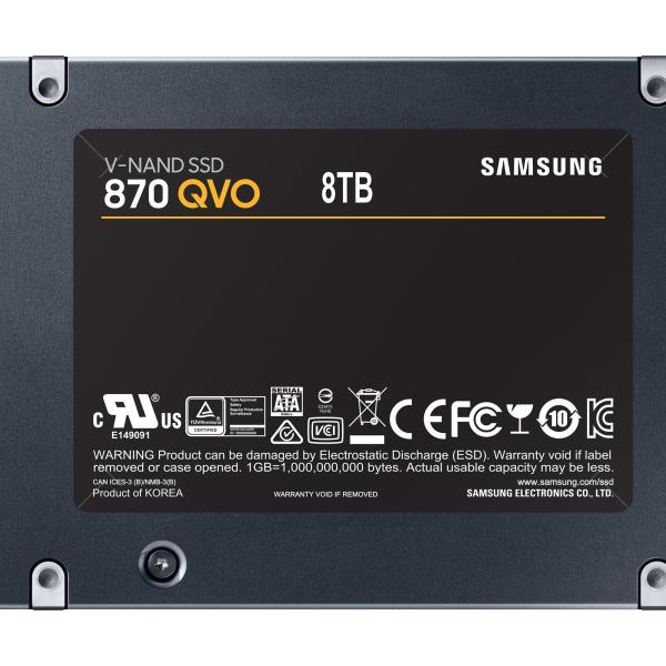 Disco SSD 8TB Sata III Serie 870 QVO