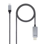 Cabo Conversor Nanocable USB - C/M > HDMI/M 3 M Preto