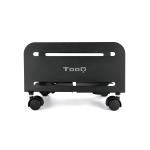 Suporte p/ Caixa de PC 10Kg c/ Rodas (Preto) - TooQ