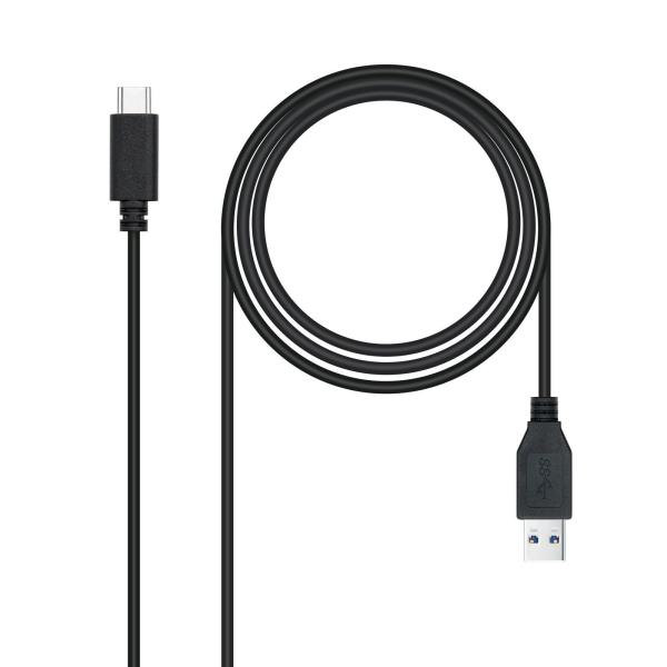 Cabo USB 3.1 Gen2 10Gbps 3A Nanocable USB - C/M > USB - A/M 1.5 M Preto