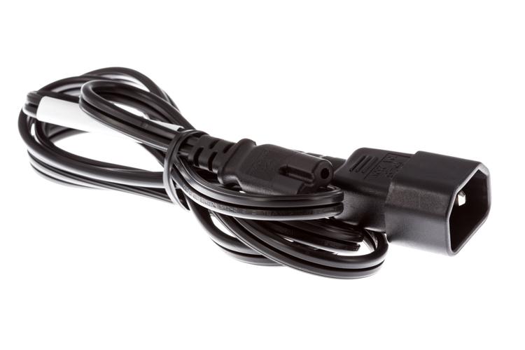 Zebra CS - CC6 - IEC cabo de energia Preto 0,5 m Acoplador C7 Acoplador C14