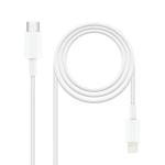 Cabo USB C Macho - Lightning Macho (2 mts) - Nanocable