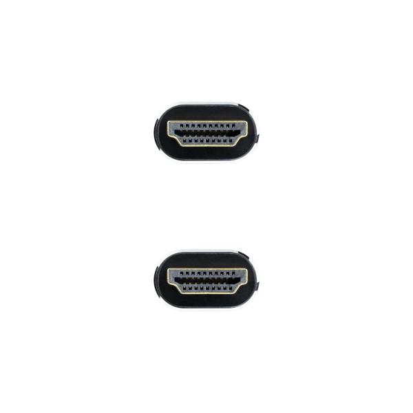 Cabo HDMI V2.1 8K Nanocable IRIS A M/M 2 M Preto