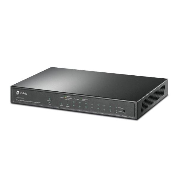 TP - Link TL - SG1210MPE switch de rede Gerido L2 Gigabit Ethernet (10/100/1000) Power over Ethernet (PoE) Preto
