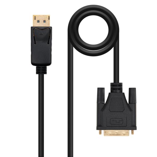 Cabo Conversor Nanocable DisplayPort/M > DVI/M 1 M Preto