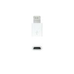 Adaptador USB Nanocable Tipo Lightning/M - M - Micro B/F Branco