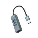 HUB USB 3.0 4 Portas (Cinza) - Nanocable