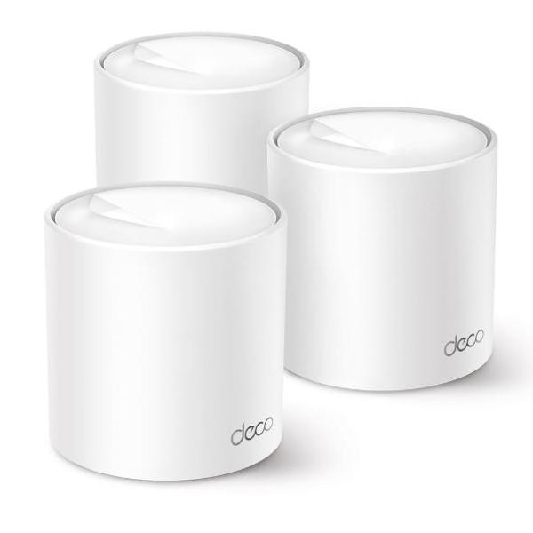 TP - Link Deco X50 (3 - pack) Dual - band (2,4 GHz / 5 GHz) Wi - Fi 6 (802.11ax) Branco Interno