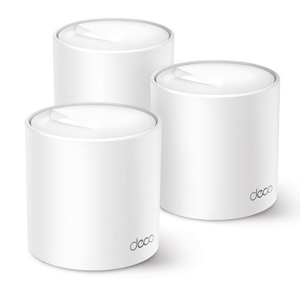 TP - Link Deco X50 (3 - pack) Dual - band (2,4 GHz / 5 GHz) Wi - Fi 6 (802.11ax) Branco Interno