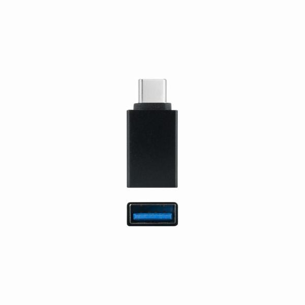 Adaptador USB - C Nanocable USB - C/M > USB - A/F Preto