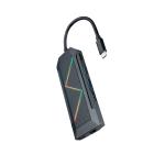 HUB USB - C - USB - C / 3x USB - A / HDMI / RJ45 / TF / SD - Nanocable