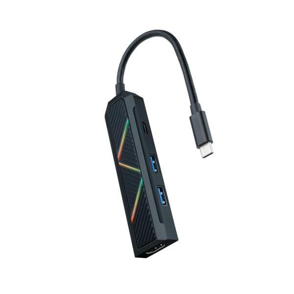 HUB USB - C - USB - C / 2x USB - A / HDMI - Nanocable