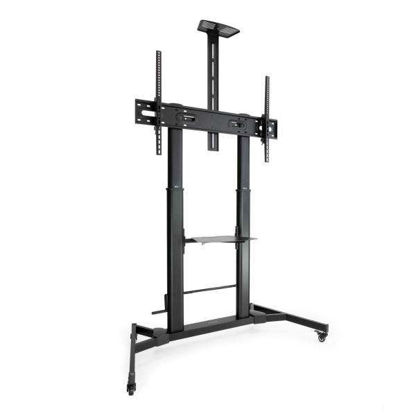 Suporte de Chão Amovível Zeus p/ TV 60 a 100 Máx. 100Kg (Preto) - TOOQ