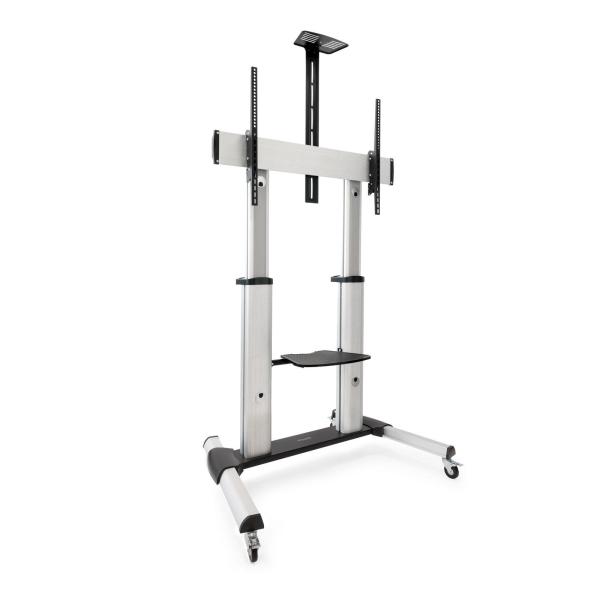 Suporte Amovivel de Chão TV 60 - 100 Partenon Máx. 100Kg (Prateado) - TOOQ