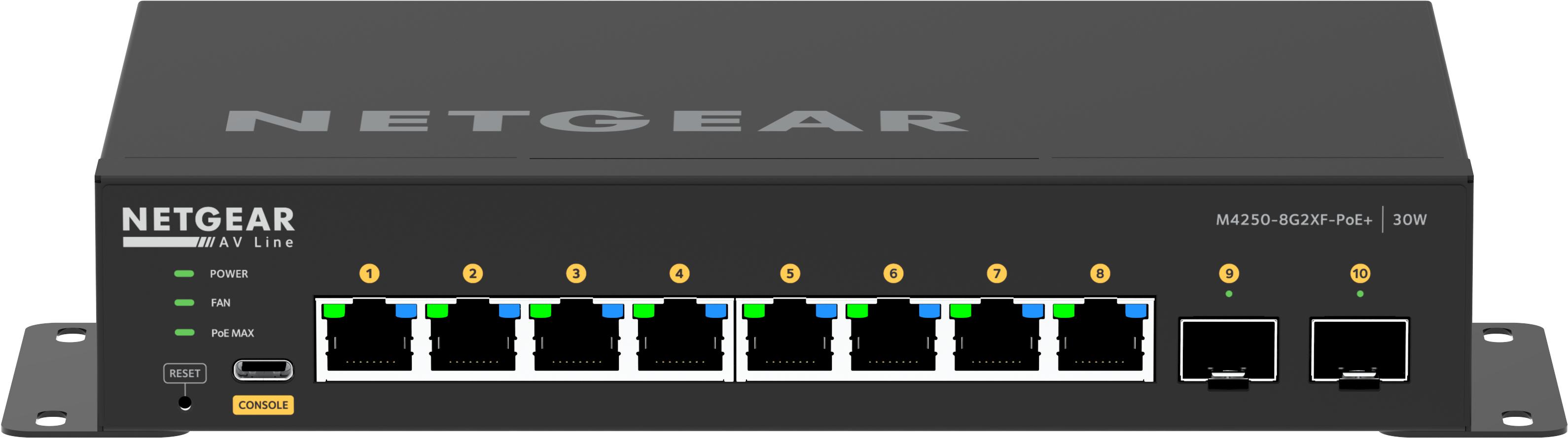 Netgear AV Line M4250 - 8G2XF - PoE+ (GSM4210PX - 100EUS)