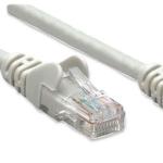Intellinet Network Patch Cable, Cat5e, 2m, Grey, CCA, U/UTP, PVC, RJ45, Gold Plated Contacts, Snagless, Booted, Lifetime Warranty, Polybag