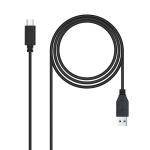 Cabo USB 3.1 Gen2 10Gbps 3A Nanocable USB - C/M > USB - A/M 2 M Preto