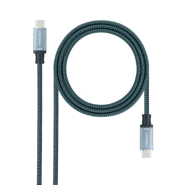 Cabo USB - C Macho - USB - C Macho 4K/60Hz (1.5 metros) - NANOCABLE